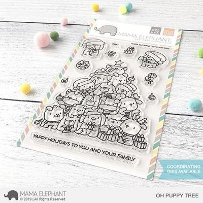 Mama Elephant Clear Stamps - Oh Puppy Tree